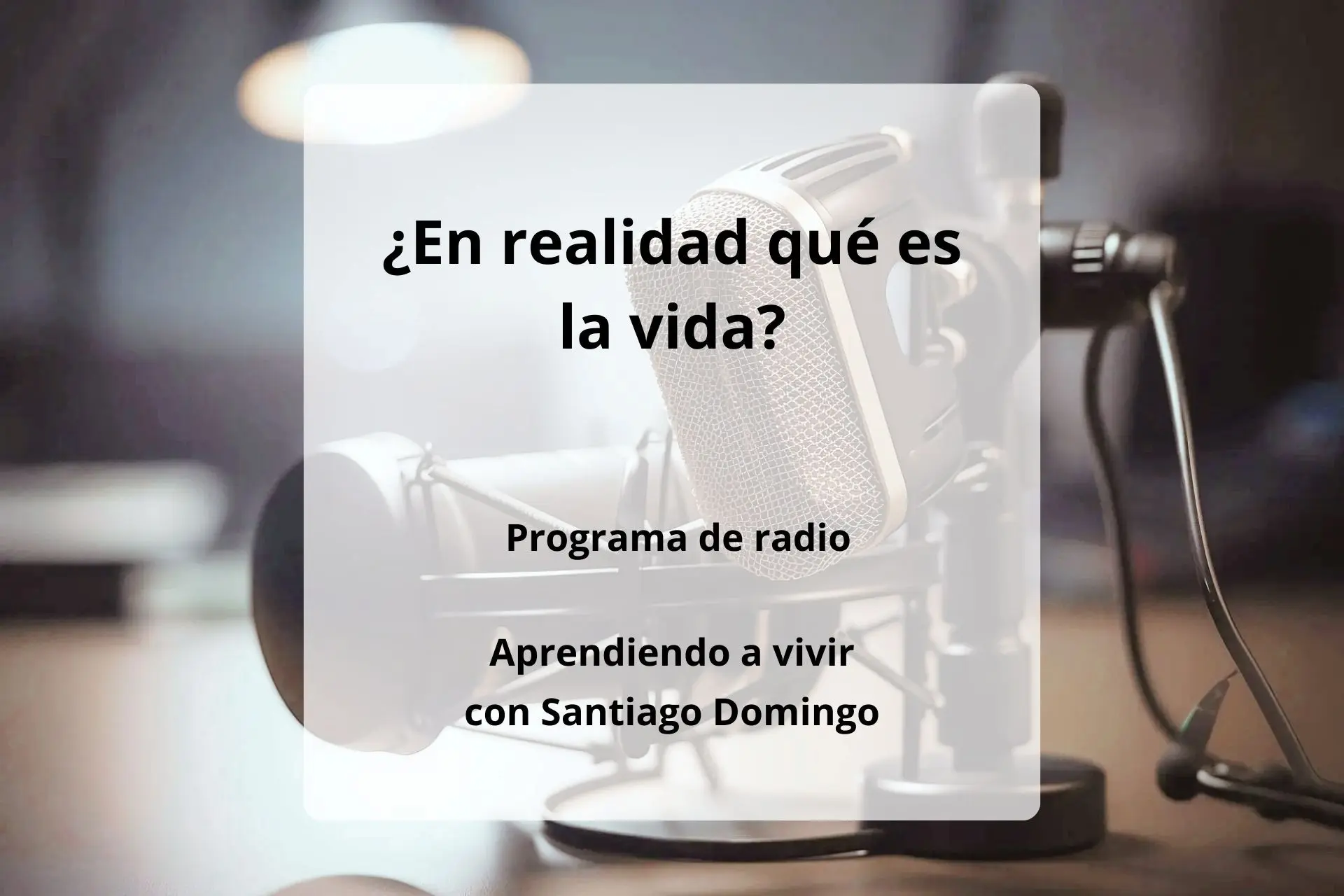 En realidad qué es la vida