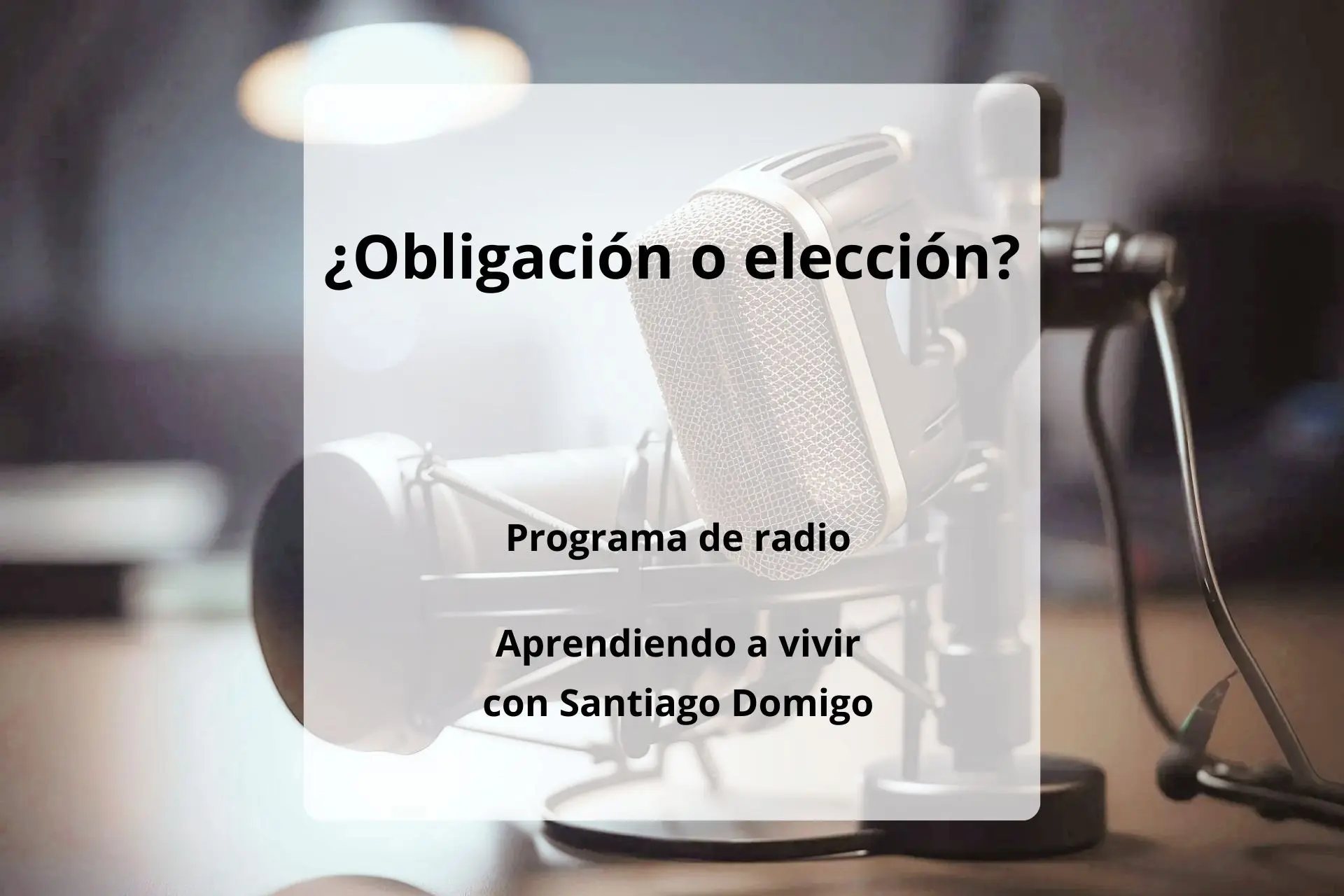 Obligación o Elección
